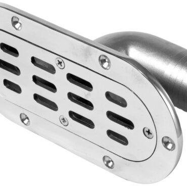 In acciaio inox 316; griglia removibile.