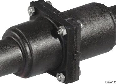 Corpo in polipropilene e valvola in nitrile. Valvola a becco d’anatra.