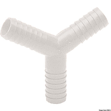 Nylon Y-fitting 8 mm