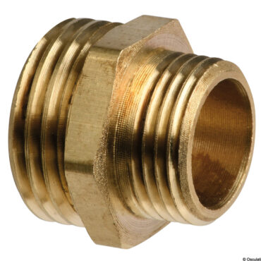 Brass doublenipple 1"1/4 x 1"1/2