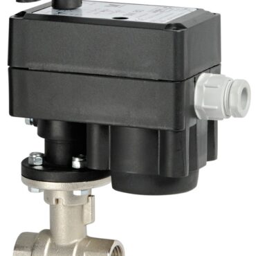 Fabbricate in ottone nichelato, passaggio totale con servomotore elettrico reversibile. Tempo di rotazione 14 secondi. Comando manuale di emergenza conformi ISO228. Complete di pannello di controllo ON-OFF a distanza e fusibile di sicurezza, comanda fino a 10 valvole contemporaneamente.