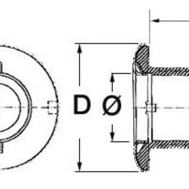 Completi con anello di collegamento di massa. Lucidati a specchio.