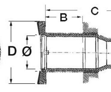 Completi con anello di collegamento di massa. Lucidati a specchio.