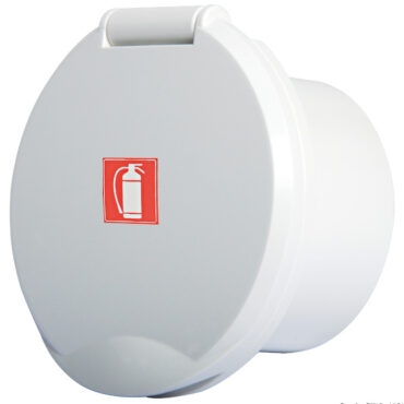 Atto ad alloggiare il comando flessibile 17.450.90/91 o altro similare per intercettazione di emergenza o azionamento estintore.