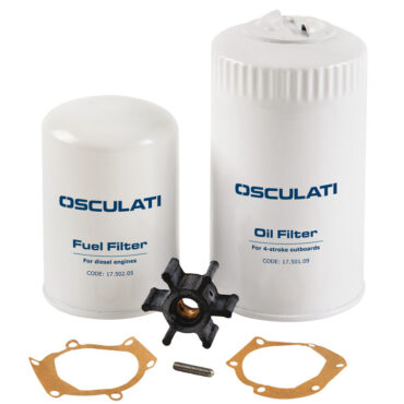 Formati da: filtro olio + filtro carburante + girante pompa acqua