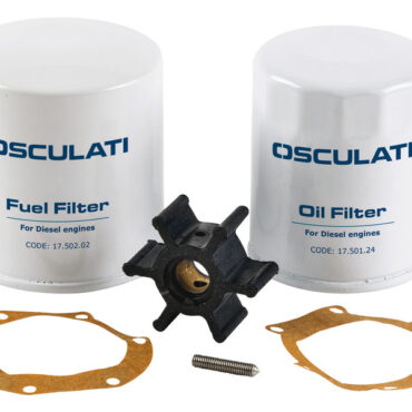 Formati da: filtro olio + filtro carburante + girante pompa acqua