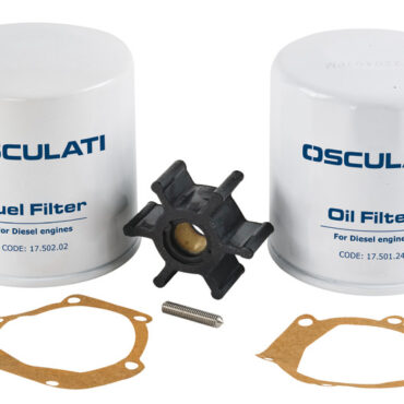 Formati da: filtro olio + filtro carburante + girante pompa acqua