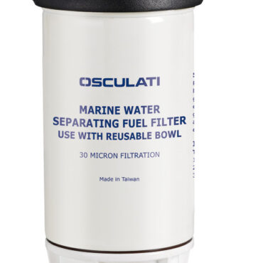 Con cartuccia ad alta capacità da 10 micron. Testa in alluminio. Universale per ogni tipo di motore. Completo di portagomma conici, autobloccanti e autosigillanti, di tappi per chiudere i passaggi inutilizzati e fascette inox.