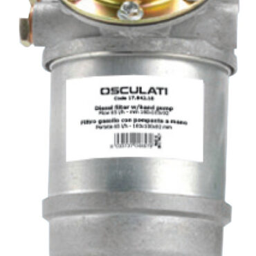 Fabbricato in alluminio pressofuso. Completo di pompante a mano per riempimento circuito (5 fori filettati + 3 tappi).