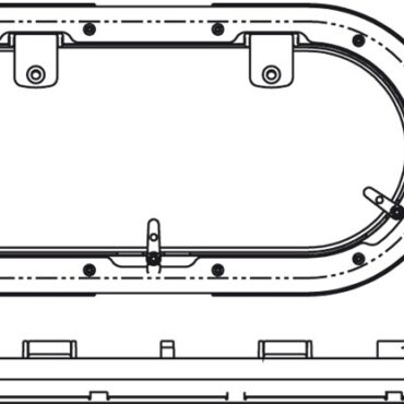 Carcassa in nylon con ghiera esterna di finitura e zanzariera. Fermi regolabili. Vetro acrilico fumè.Fissaggio con viti invisibili. Spessore murata 6-35 mm.Omologato CE.