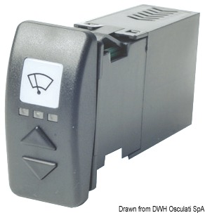 Switch for 1 windshield wiper 4 A