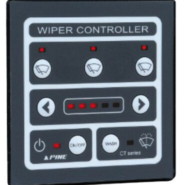 Smart control panel for 3 windshield wipers