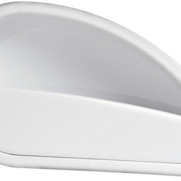 Predisposto per montaggio casse stereo, in ABS bianco lucido.