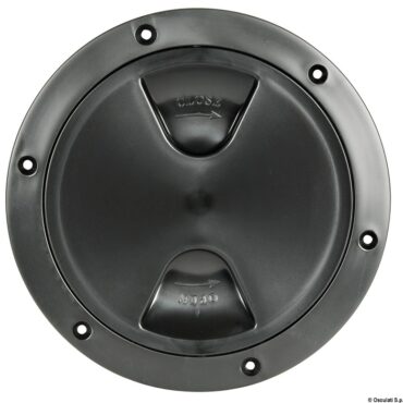 Chiusura a vite con tenuta perfetta garantita da O-RING in gomma.