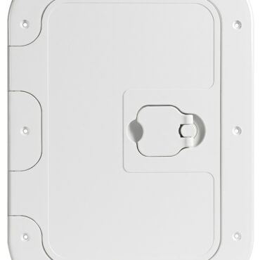 White inspection hatch anti-slip sufrace 280x380mm