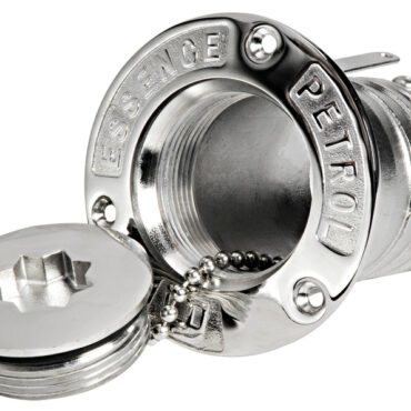 Con simbologia regolamentare DIN. Apertura con esagono maniglia winch.