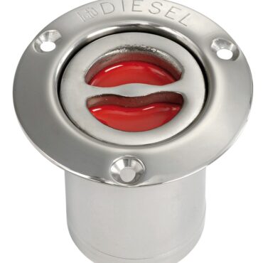 Completamente a filo con maniglietta di apertura del tappo a filo anch’essa. Completo di catenella di sicurezza. Nuova versione con tappo microfuso. Disponibile con canotto di raccordo dritto oppure inclinato di 45° rispetto alla verticale (da utilizzare quando il piano di rifornimento é inclinato).