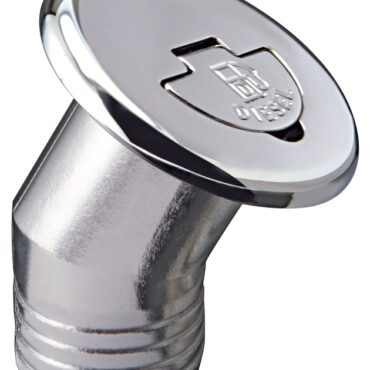 Apertura con leva a scomparsa. Sistema innovativo studiato per evitare l'ingresso dell'acqua. Sporgenza tappo 7 mm.