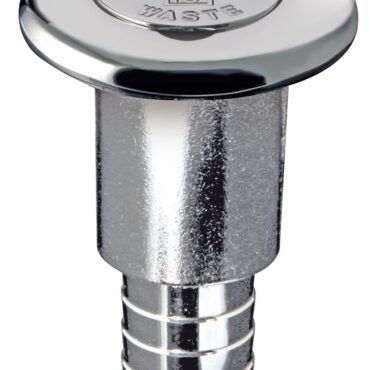 Apertura con leva a scomparsa. Sistema innovativo studiato per evitare l'ingresso dell'acqua. Sporgenza tappo 7 mm.