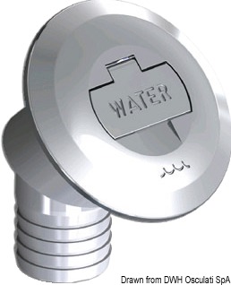 Maniglia di apertura con protezione della chiave. Filetto 1"1/2.