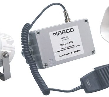 Horn/whistle w/2 waterproof speakers 12 V