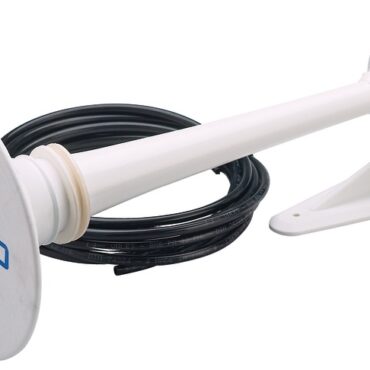 Omologata RINA LLoyd's, Bureau Veritas. Funziona con aria compressa di bordo oppure con compressore dedicato