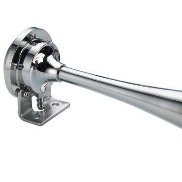 In ottone cromato, complete del compressore e di tutti gli accessori per il montaggio.Approvate RINA in accordo al regolamento Colreg72, ed approvate NMMA in accordo allo standard ABYC A-23.