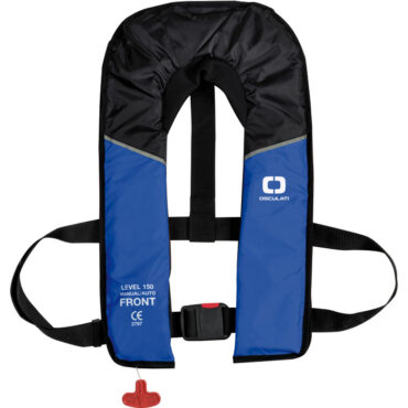 Giubbino per adulti. Attivatore UML-5. Collo in tessuto elastico morbido per una vestibilità ottimale. Abbinato alla luce di segnalazione automatica 22.409.23 diventa obbligatorio come dotazione di bordo oltre le 6 miglia dalla costa.