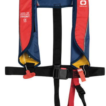 Per bambini sopra 25 kg, dotato di nastro cosciale. Collo in tessuto elastico morbido per una vestibilità ottimale.