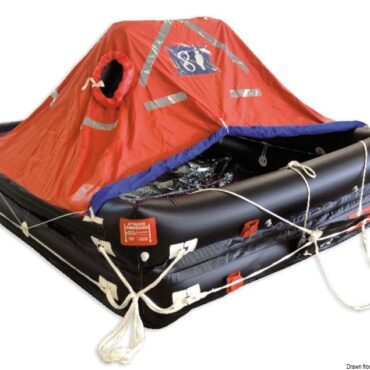 Conforme alla Solas MED, ultracompatta e di estetica molto curata. Progettata per mega-yacht oltre 24 m. Può in ogni caso essere installata su qualsiasi imbarcazione purchè l'altezza di caduta non superi i 18 m.