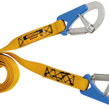 Euro Lightline safety line 2m + 2 shackles Fast opening