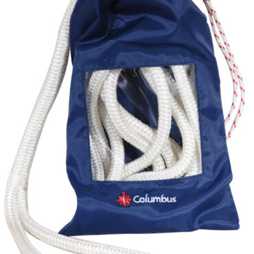 Per stivaggio cime. Tessuto anti - muffa. Resistente all'acqua di mare. Complete di cime perimetrali di chiusura.