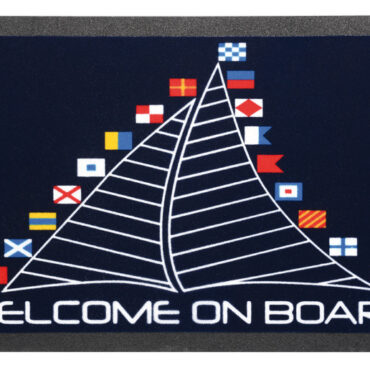 In poliuretano espanso cellule chiuse + strato morbido velure colorata. Resistenti agli agenti atmosferici.