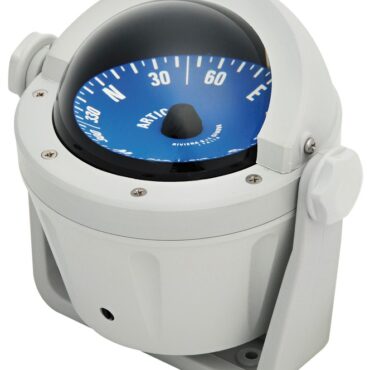 Sospensione semi - cardanica interna. Compensazione incorporata, con schermo anti riflesso. Completa di illuminazione notturna. Gradazione di lettura di 5°.