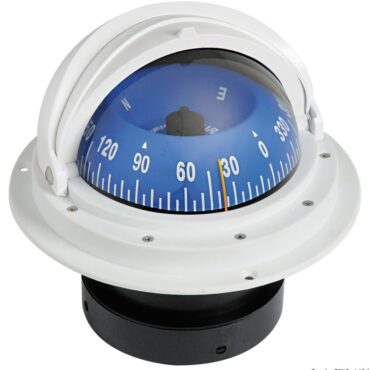 RIVIERA compass 4" enveloping opening white/blue front view
