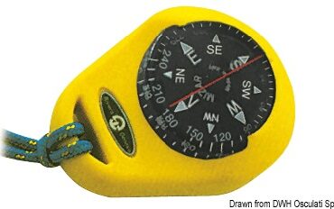 Resistente agli urti. Si porta al collo. Ideale per surf, piccole barche, come bussola di emergenza e come bussola da rilevamento essendo provvista di tacche di mira e doppia lettura frontale superiore. Rosa di 5° in 5°, sospensione a spillo, galleggiante. Modelli:-"MIZAR": con ghiera fissa-"ORION": con ghiera graduata esterna girevole