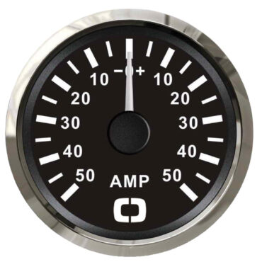 Completo di SHUNT 8/32 V, applicabile alla maggior parte degli amperometri sul mercato. Dotato di quadrante retroilluminazione sia rossa sia gialla.