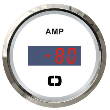 Completo di SHUNT 8/32 volt. Dotato di quadrante retroilluminazione sia rossa sia gialla.