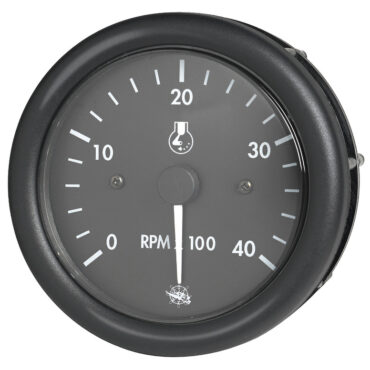 Guardian RPM counter diesel black w/hourmeter 12 V