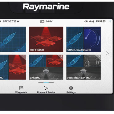 RAYMARINE Element Echo sounder 12 HV w/chart