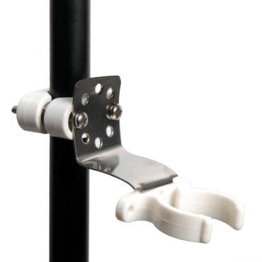 In acciaio inox, con montaggio a parete, oppure su supporto salvagente Art. 22.418.00/01.