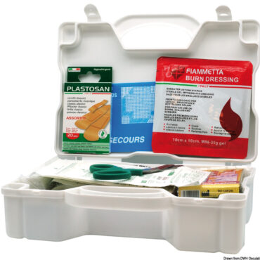Cassetta di pronto soccorso nautica francese, conforme DIVISION 240.