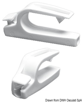 In pochi istanti potrete regolare i parabordi e spostarli lungo la battagliola. Realizzato in nylon bianco.