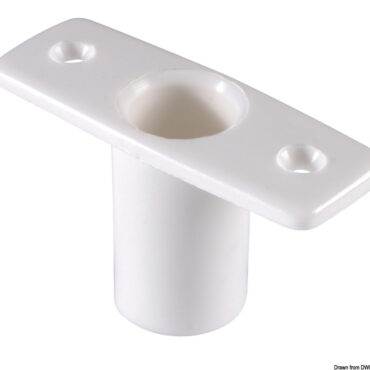 Socket for nylon rowlock flusmount