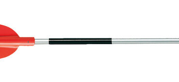 In alluminio anodizzato e pala in ABS.