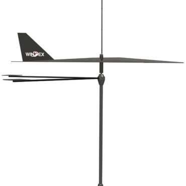 Segnavento con frecce, montato su pietra dura per la scorrevolezza. Sensibilissimo e stabile, munito d’indicatore angolo bolina. Venduto in confezione espositiva.