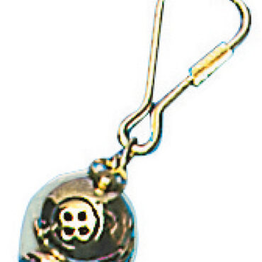 Pendant polished brass keyring Diving Helmet