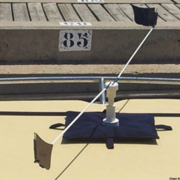 Supporto appesantito (leg 4) da posizionare sui cuscini prendisole.