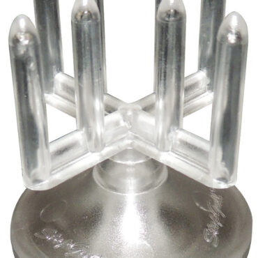 Si fissa sulla testa del fanale 360°. Se il volatile si posa, il dispositivo ruota e lo fa volare via. Ø 55 mm.