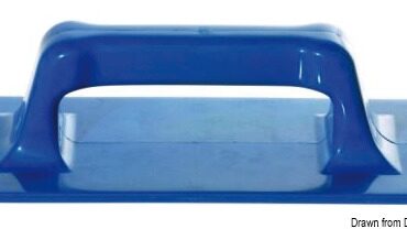 Utilizzato per la pulizia di: carena, ponte, bulbo, timone, etc.Dotato di speciali agganci istantanei per bloccare il cuscinetto abrasivo.